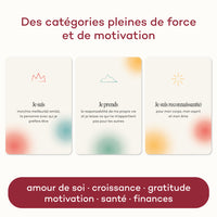 Cartes d'affirmation - 110 affirmations pour plus de motivation, inspiration et transformation