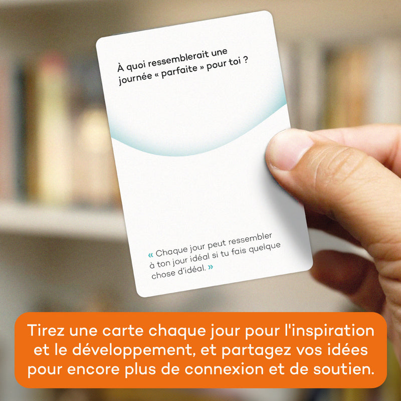 Deck Équilibre et Amour de Soi - 60 questions, citations et défis pour le bien-être émotionnel, l'amour de soi et la motivation