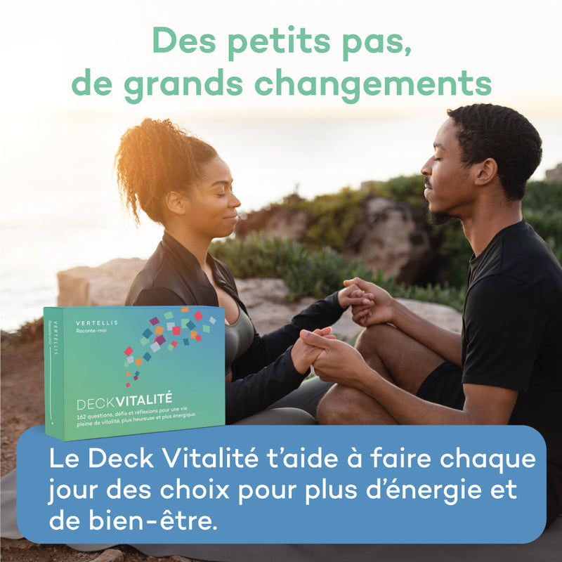 Deck Vitalité - 162 questions, défis et réflexions pour plus de vitalité et de bonheur