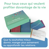 Deck Vitalité - 162 questions, défis et réflexions pour plus de vitalité et de bonheur